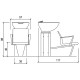 Парикмахерская мойка "Wash Inn Ecoblack"