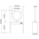 Зеркало парикмахерское "Monobert Wall"